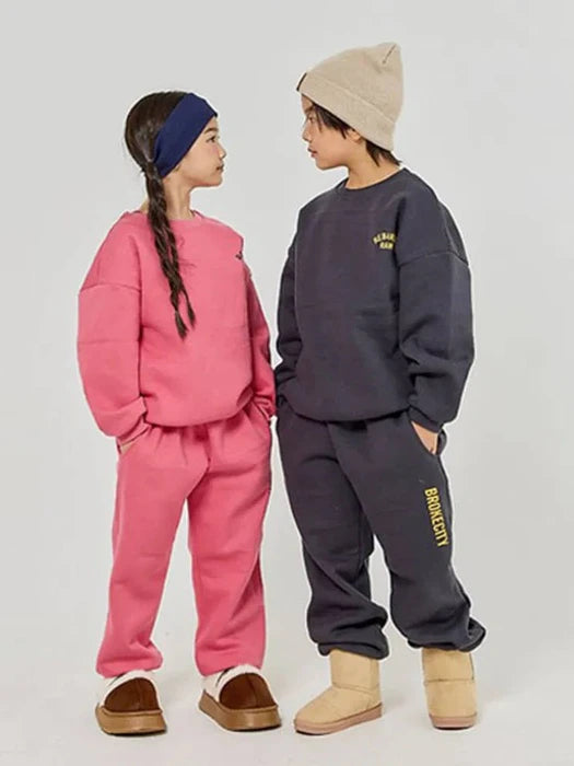 N Top & Bottom Set (Fleeced)