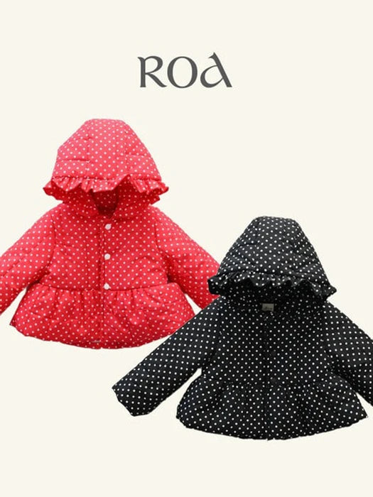 Dot Hooded Padding