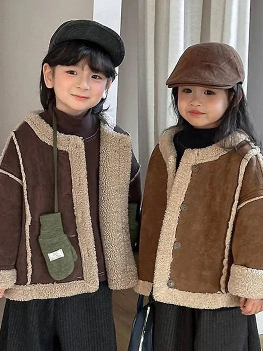 Little Foxx – Mocca Shearling Jacket