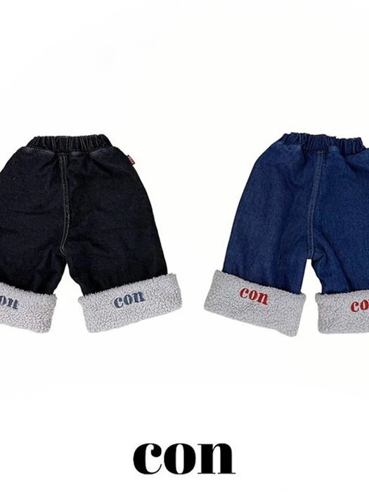 Little Foxx – Con Roll-up Denim Pants