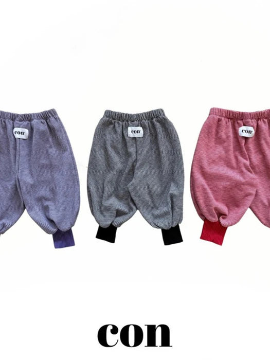 Little Foxx – Kkomu Stripe Jogger Pants