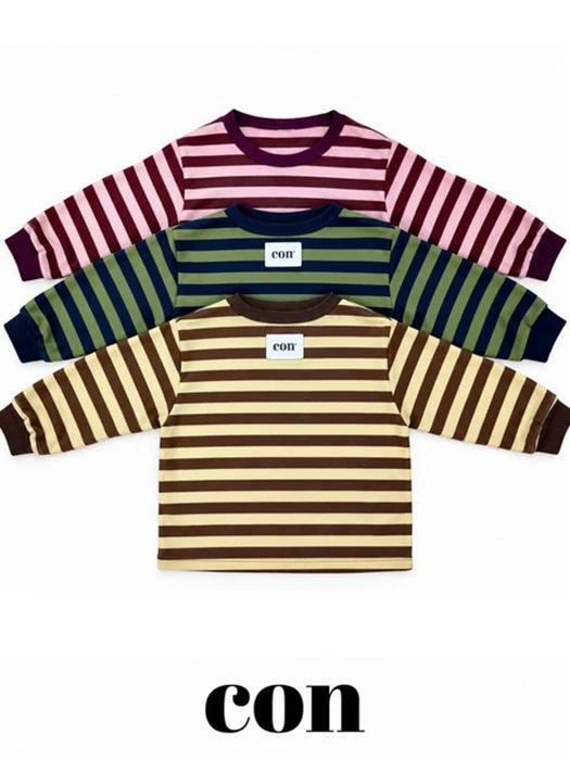 Little Foxx – Pudding Stripe Oversized Tee
