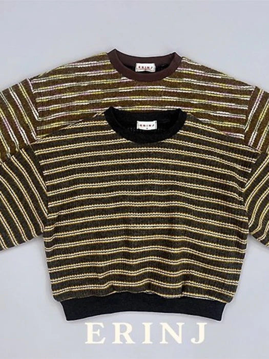 Little Foxx – Color Contrast Knit Sweatshirt