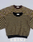 Little Foxx – Color Contrast Knit Sweatshirt