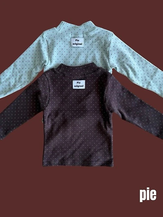 Little Foxx – Mint Half Mock Neck Polo Tee