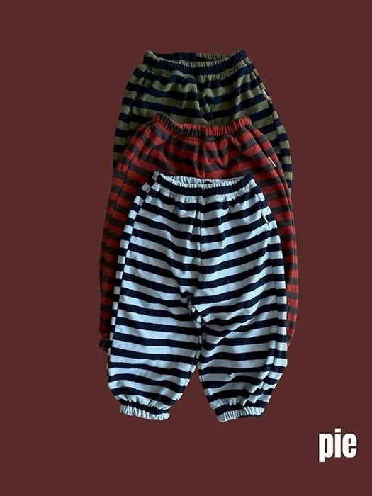 Little Foxx – Carrot Striped Jogger Pants