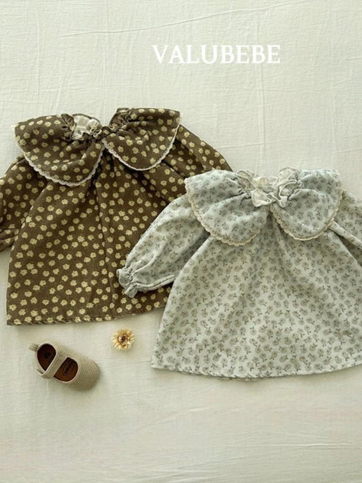 Little Foxx – Color Flower Corduroy Dress