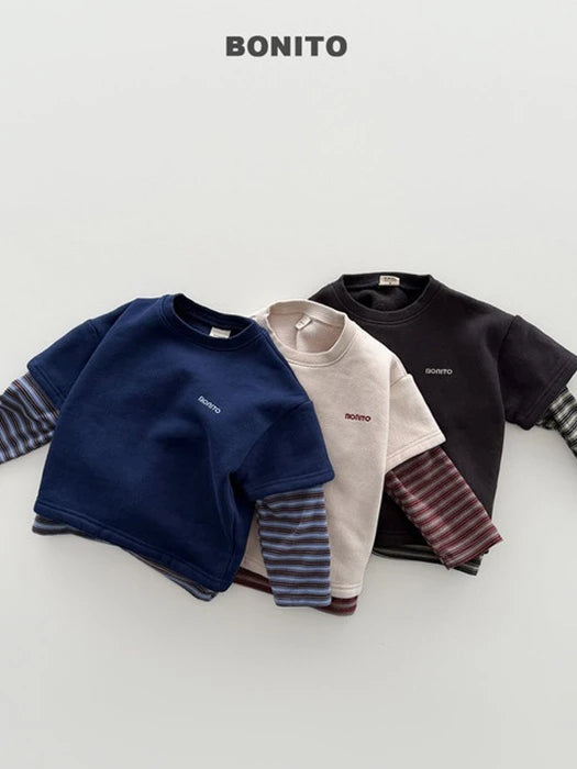 Little Foxx – Double Fleeced Raglan Layered Tee