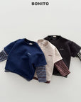 Little Foxx – Double Fleeced Raglan Layered Tee