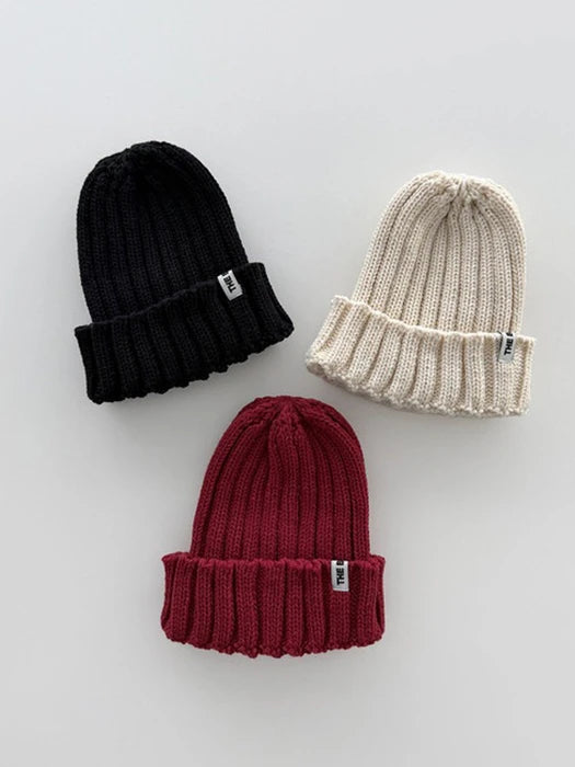 Little Foxx – Rib Trim Knit Beanie