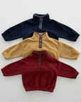 Little Foxx – Check Placket Fleeced