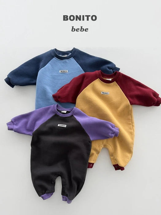 Little Foxx – Color Contrast Raglan Suit