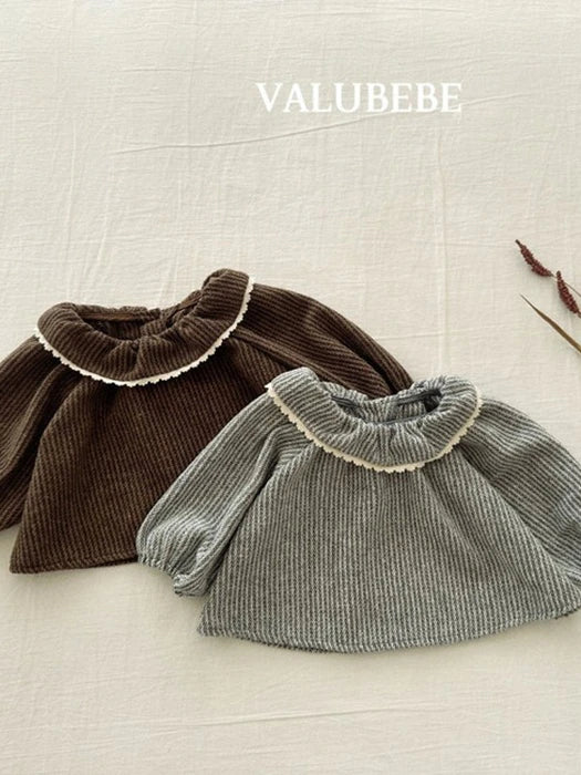 Little Foxx – Herringbone Frill Blouse