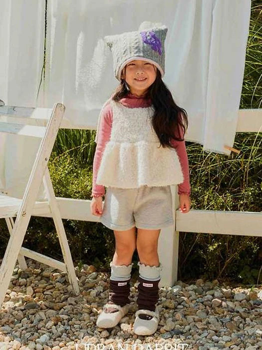 Little Foxx – Curly Woolen Half Pants