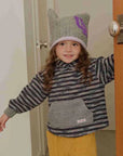 Little Foxx – Knit Mock Neck Hood Tee