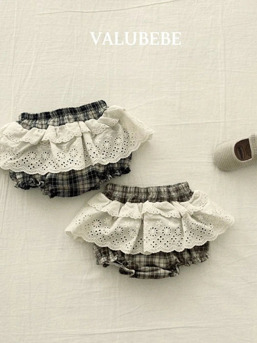 Little Foxx – Check Lace Bloomer