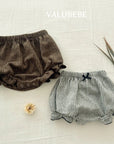 Little Foxx – Herringbone Frill Pumpkin Pants