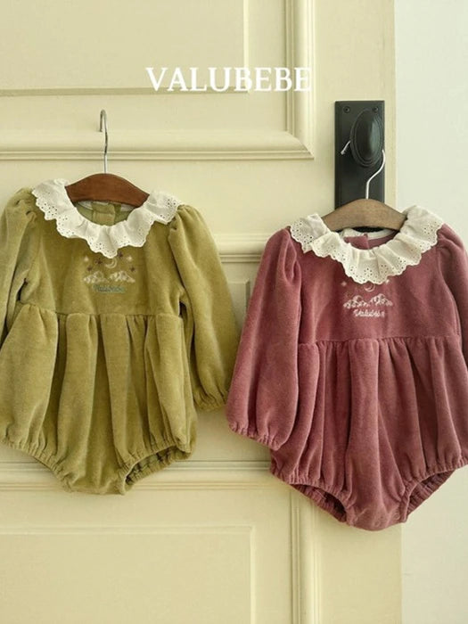 Little Foxx – Embroidery Velour Suit