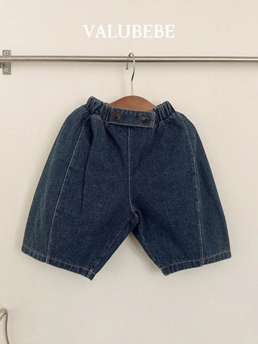 Little Foxx – Bongbong Fleeced Denim Pants