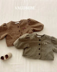 Little Foxx – Ribbon Puffer Woolen Jacket