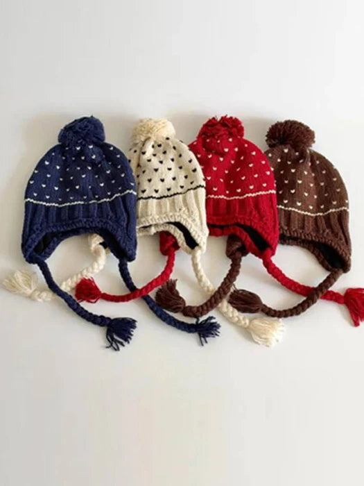Little Foxx – Heart Pom Pom Hat
