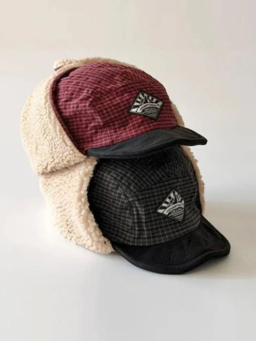 Little Foxx – Vintage Check Earflap Cap