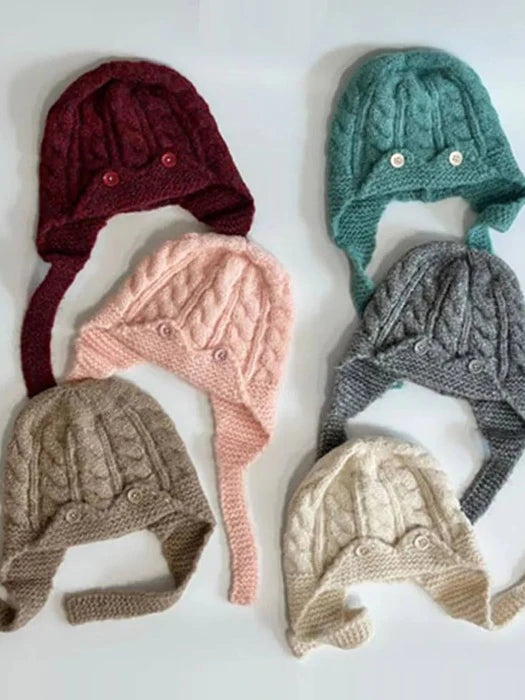 Little Foxx – Cable Button Hat