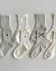 Little Foxx – Heart Ribbon Socks Set