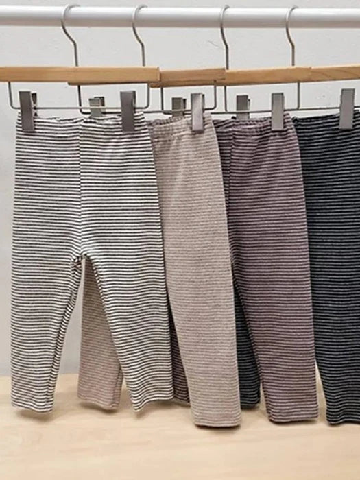 Little Foxx – Fleece Fine Striped Leggings