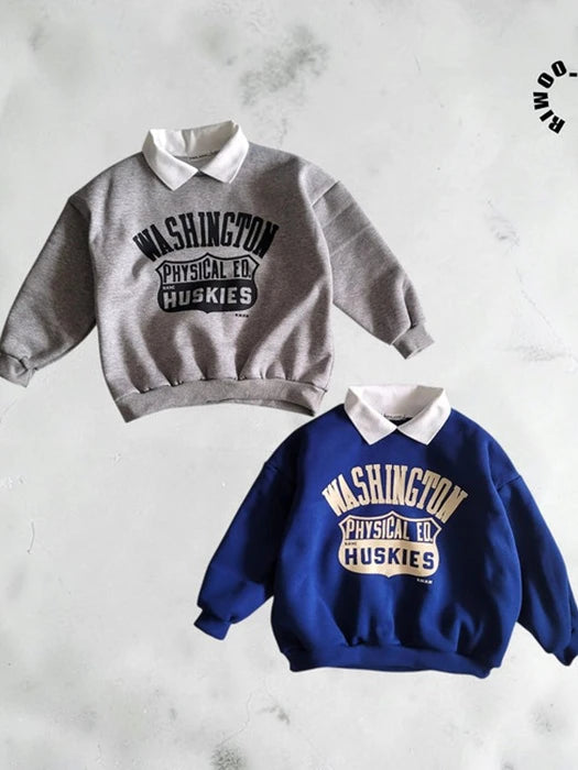 Little Foxx – Washington Fleece Collar Sweatshirt