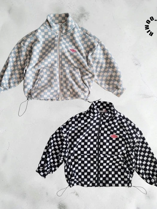 Little Foxx – Riwoo Chess Fleece Zip-Up