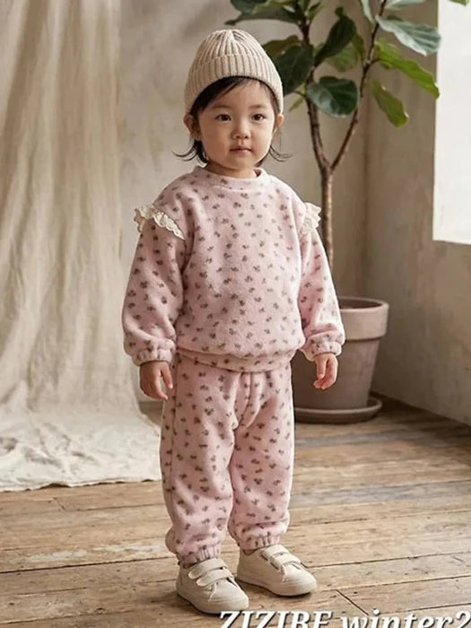 Little Foxx – Lace Fleece Pants