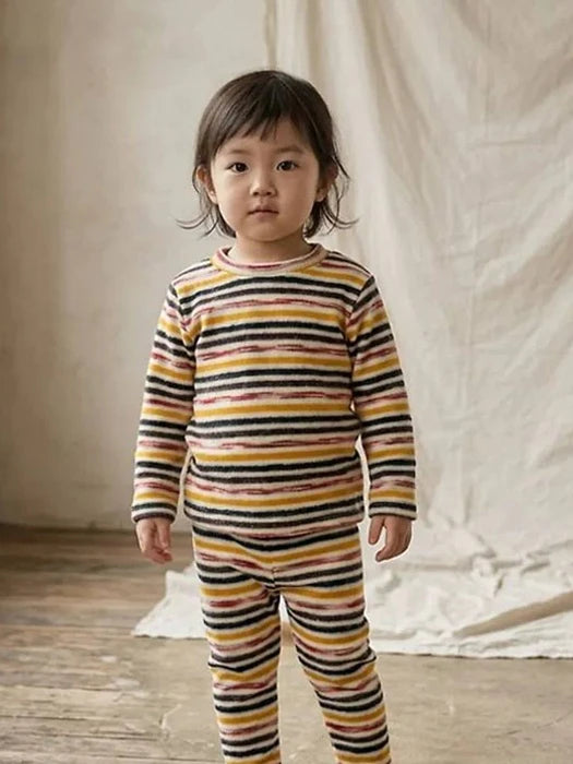 Little Foxx – Striped Yarn-Dyed Stretch Tee