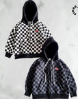 Little Foxx – Chess Fleece Hooded Zip-Up