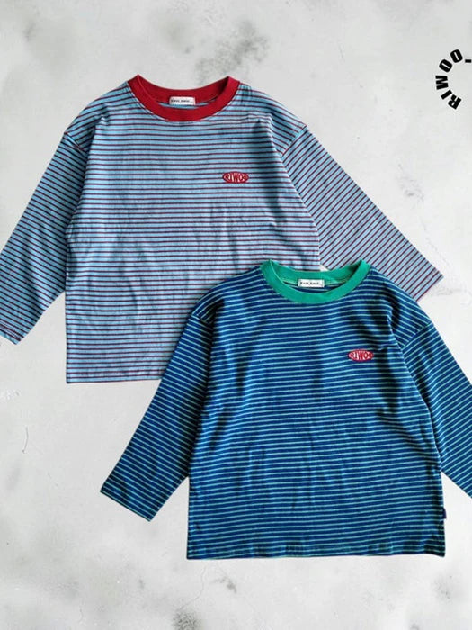 Little Foxx – Thick Striped Patch Tee