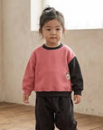 Little Foxx – Double Fleeced Koala Colorblock Sweatshirt