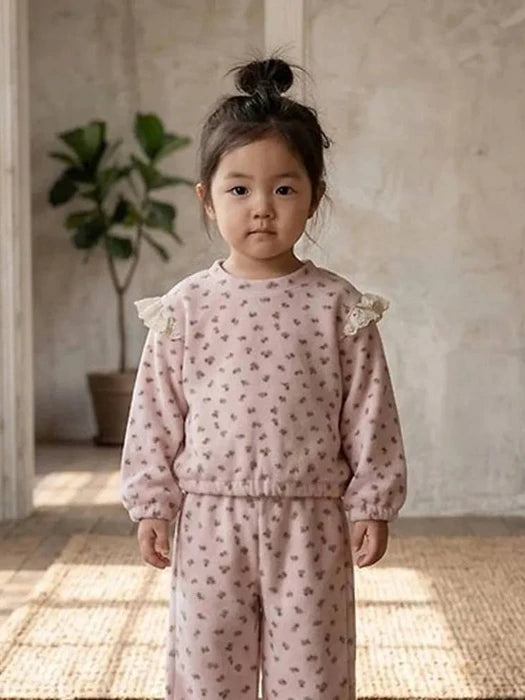 Little Foxx – Lace Fleece Tee