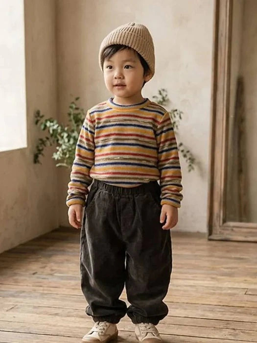 Little Foxx – Corduroy Fleece Stretch Pants