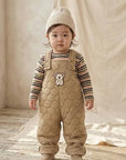 Little Foxx – Koala Quilted Overalls