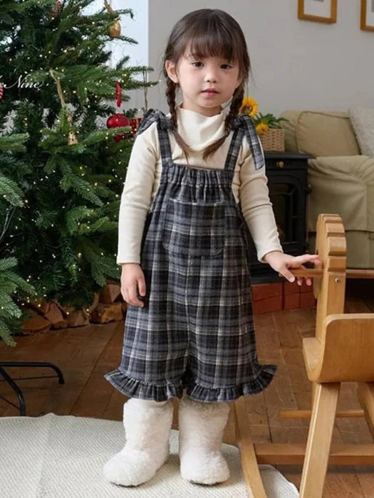 Little Foxx – Mignon Frill Overall Pants