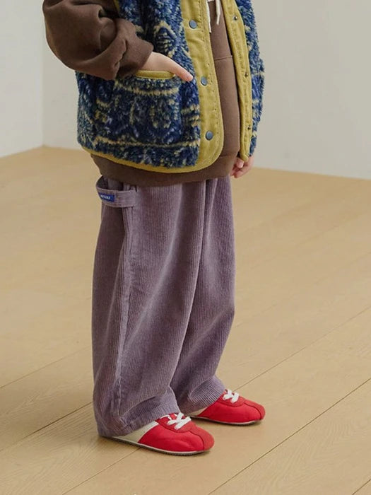 Little Foxx – Corduroy Curved Pants