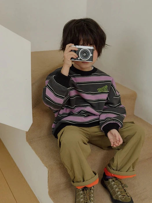 Little Foxx – Bros Striped Sweatshirt