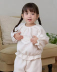 Little Foxx – Heart Fleece Frill Tee