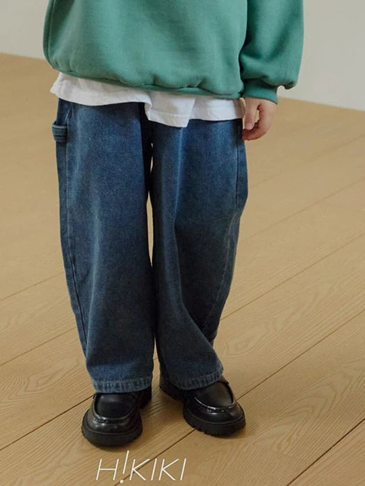 Little Foxx – Fleece Curved Denim Pants