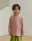 Little Foxx – Striped Big Turtleneck Tee