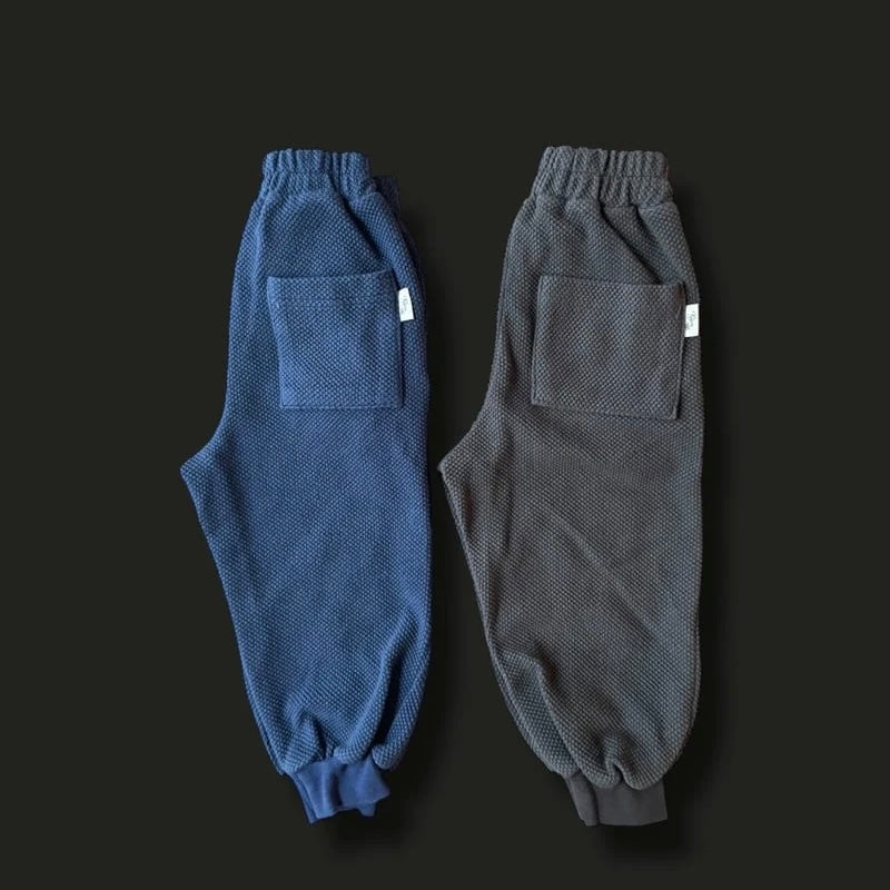 Embossed Ribbed Pants