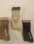 Ribbed Line Socks