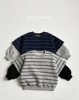Stripe Combo Sweatshirt