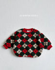 Fleece Pattern Sweatshirt
