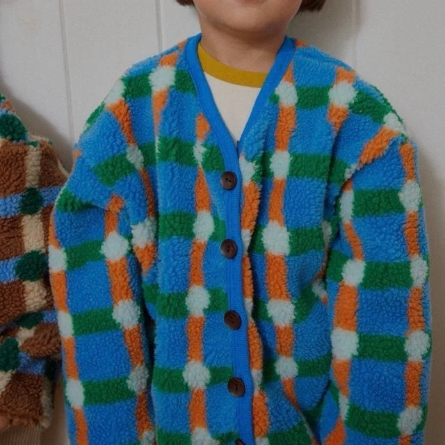 Check Fleece Jacket
